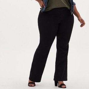 Torrid 24R Black Relaxed Fit Stretch Pants